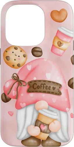 Vista 17 de Cute Coffee Gnomie for Garden Gnome Lovers and Gardener Case for iPhone 17