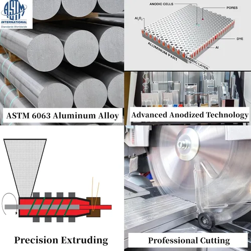 Vista 5 de BELLA BAYS 4 unids 15.75 pulgadas 15.748 in 2020 ranura T perfil de extrusión de aluminio estándar europeo anodizado negro extruido lineal guía