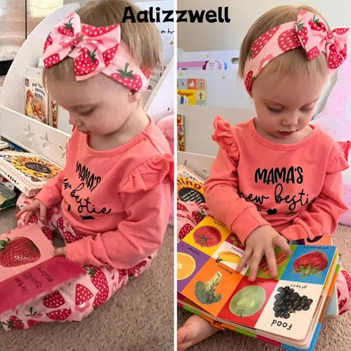 Vista 3 de Aalizzwell Traje de otoño e invierno para bebés de 0 a 24 meses