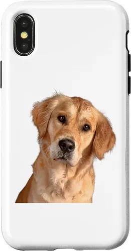 Vista 5 de American Golden Retriever Dog Sweet and Quizzical Case for iPhone 17