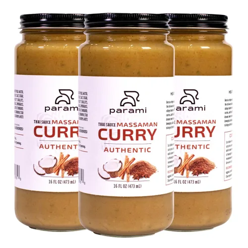 Vista 26 de Parami Salsa de curry tailandés tamaño 16 onzas (sin gluten, sin lácteos, sin nueces) (paquete de 1, verde)