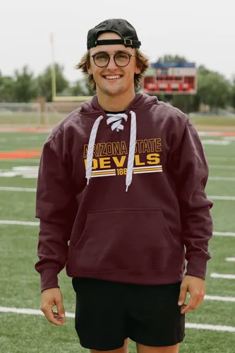 Vista 35 de Blue 84 NCAA - Sudadera con capucha de hockey con licencia oficial de la Ncaa para hombre
