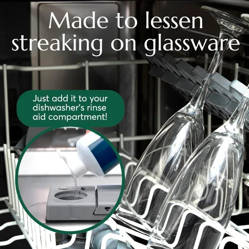Vista 6 de CLEANOMIC Liquid Sparkle - Abrillantador de platos - Ayuda de enjuague para lavavajillas