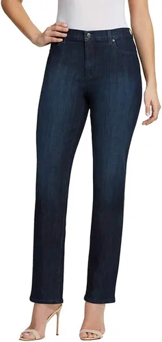 Vista 92 de Gloria Vanderbilt - Pantalones de mezclilla Amanda clásicos de tiro alto y pierna cónica petite para mujer Begonia Bloom