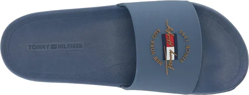 Vista 5 de Tommy Hilfiger Sandalias Ruthie para hombre, Oro