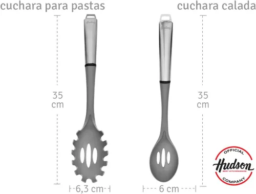 Vista 8 de HUDSON - Juego de utensilios de silicona de 5 piezas con base para colgar
