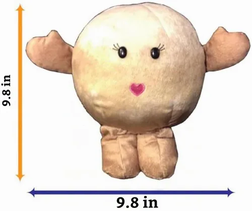 Vista 3 de Celestial Buddies Venus Buddy Peluche de peluche suave de 10 pulgadas, características bordadas, etiqueta de datos divertidos de planetas