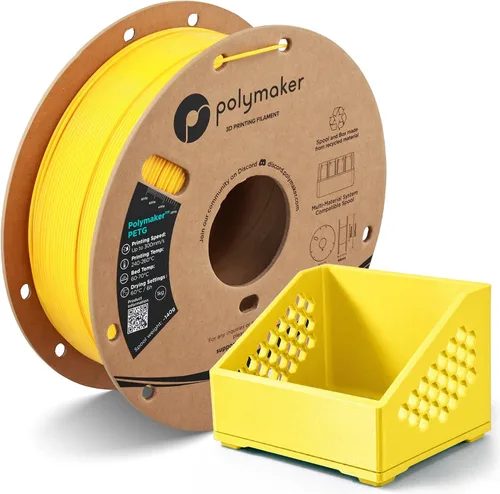 Vista 25 de Polymaker Filamento PETG de 0.07 in, 2.2 lbs, marrón militar Marrón (Army Brown)