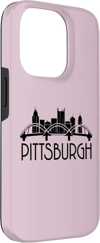 Vista 35 de iPhone 16 Pittsburgh Skyline 412 Steel City Case