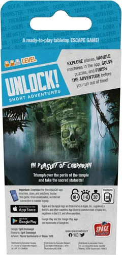 Vista 3 de Short Adventures 2: The Awakening of The Mummy - Juego de cartas inmersivo para niños y adultos, a partir de 10 años, 1-6 jugadores, 30 minutos