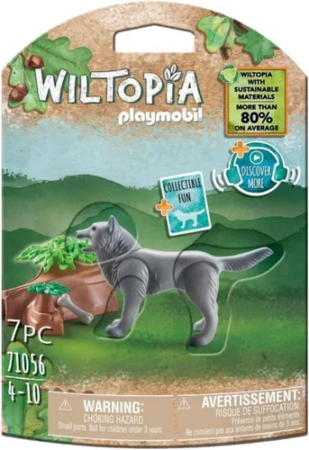 Vista 3 de Playmobil Wiltopia - Figura de animal lobo