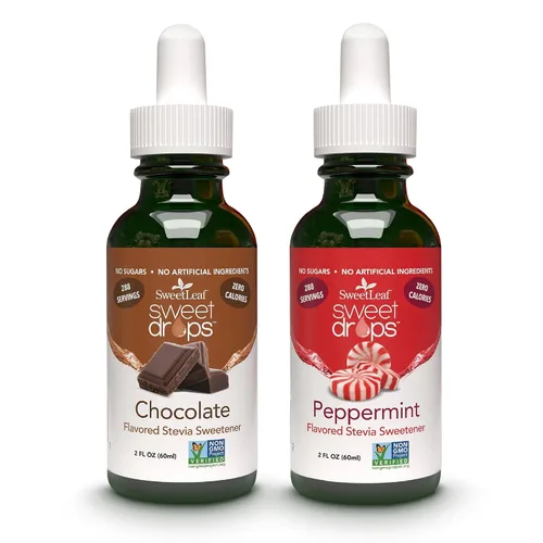 Vista 15 de Stevia líquida Sweetleaf, 2 onzas Gotas dulces, extracto orgánico de hoja de stevia, cero calorías, sin eritritol, sustituto del azúcar