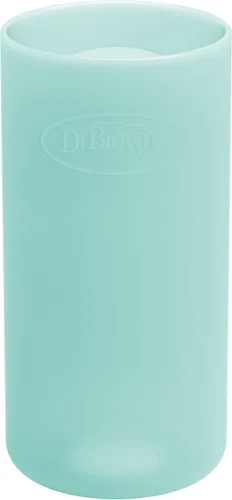 Vista 17 de Dr. Brown's Options+ Funda estrecha para botella de vidrio, 100% silicona, rosa, sin BPA, 4 onzas, paquete de 1