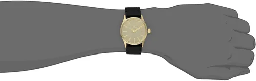 Vista 2 de Nixon A377 Sentry reloj de acero inoxidable de 38 mm con correa de cuero