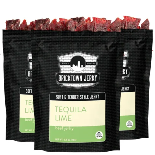 Vista 8 de Honey Pepper Soft and Tender Style Best Beef Jerky - Paquete de 3 - Prueba nuestra carne seca de res suave de mejor sabor - 7.5 onzas en total.