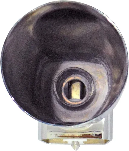 Vista 4 de Boquilla para bañera con desviador frontal, rosca hembra IPS de 1/2 pulgada, extremo frontal roscado, longitud total de 5-1/4 pulgadas, para tubo