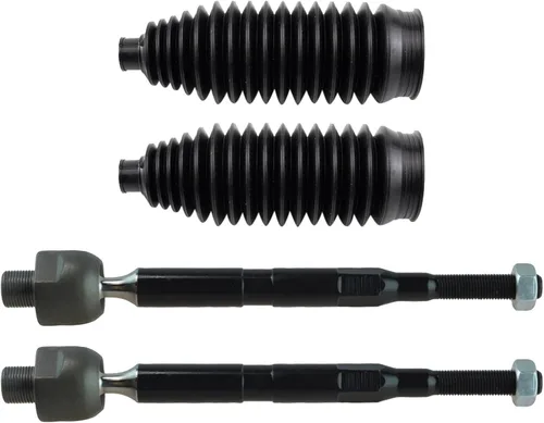 Vista 336 de TRQ Kit de dirección delantera con barra de acoplamiento de fuelle de piñón y cremallera compatible con Toyota Echo 2000-2005
