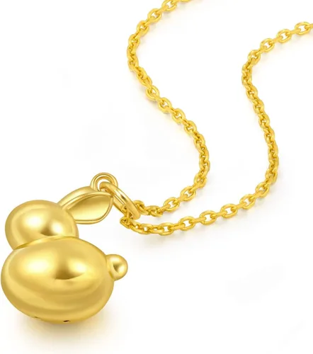 Vista 3 de CHOW SANG SANG 999 Colgante de conejo gordito de oro macizo de 24 quilates para mujer 93810P No incluye el collar, Metal, No es una piedra preciosa