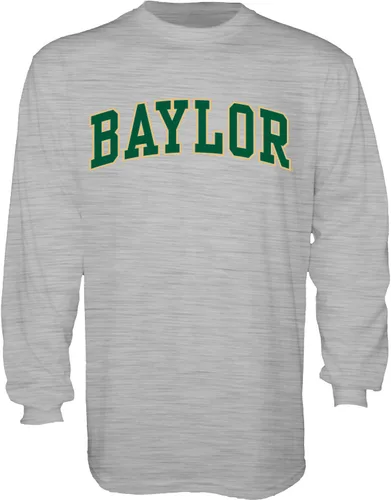 Vista 15 de Blue 84 NCAA playera de manga larga con nombre de equipo arqueado color brezo oscuro para hombre