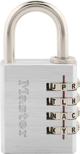 Vista 10 de Master Lock 643D Candado de combinación, establece tu propia combinación, 1 paquete, plateado