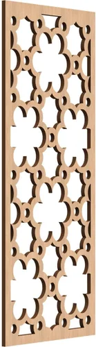 Vista 149 de 9 3/8"W x 24 3/8"H x 1/4"T Southgate Decorativos Paneles De Pared De Madera Calado, Abedul