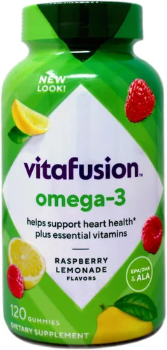 Vista 5 de Vitafusion Gomitas Omega-3, 120 unidades (4 botellas)