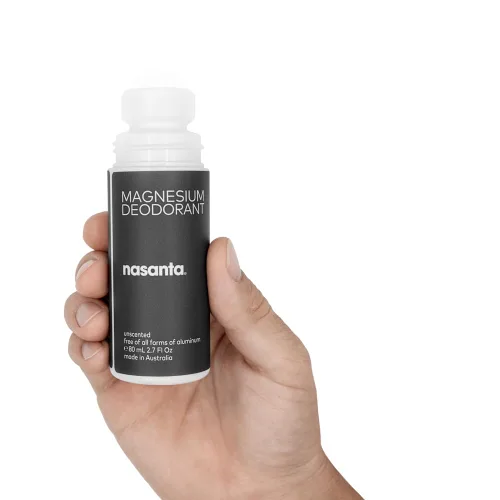 Vista 2 de Desodorante australiano 100 % natural, 100 % libre de todas las formas de aluminio, sin perfume, 2.7 fl oz, a bolilla, Nasanta®