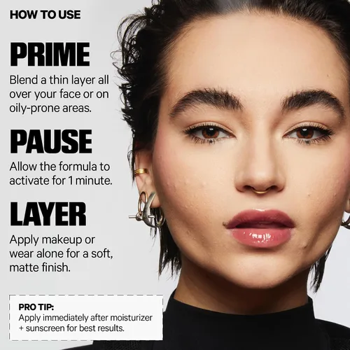 Vista 6 de Milk Makeup Pore Eclipse Mattifying Primer – Blurs Pores, Controls Shine + Holds Makeup for Up to 12 Hours – Creates a Smooth, Even Base for a Soft