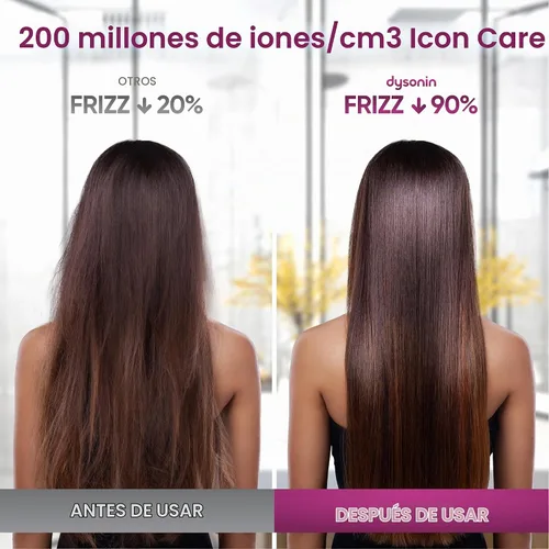 Vista 4 de Super secador de pelo con potente motor digital para un secado rápido
