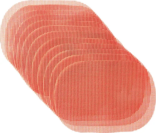 Vista 9 de Kraftware 31336 - Mantel individual de red Dz, ovalado, color verde cazador, tamaño grande