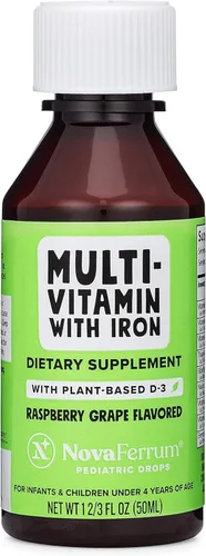 Vista 9 de Suplemento multivitamínico de 1.7 fl oz para bebés y niños, de NovaMV