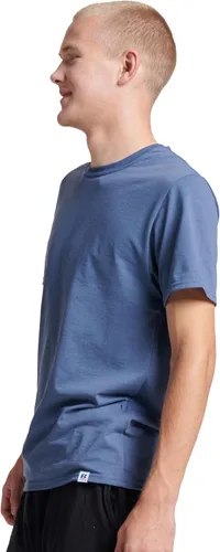 Vista 3 de Russell Athletic Camisetas Dri-Power de manga corta para hombre, absorben la humedad, protección contra olores, UPF 30+, tallas S-4x