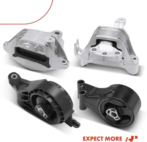 Vista 9 de A-Premium Kit de montaje de motor y transmisión compatible con Chevrolet Cruze 2011-2015 1.4L, transmisión automática, juego de 4 piezas