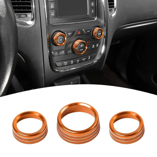 Vista 9 de para Challenger Cubierta de Mando de AC/Radio para Dodge Charger 2011+/Challenger 2015+/RAM 2012-2017/Durango 2016-2022/Chrysler 300C 2011+ Negro