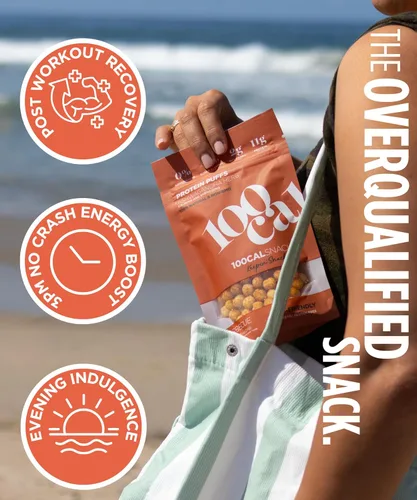 Vista 7 de Protein Puffs BBQ 0.43 oz de alto contenido en proteínas, 0.14 onzas de fibra Bocadillos salados saludables intestinales bajos en calorías