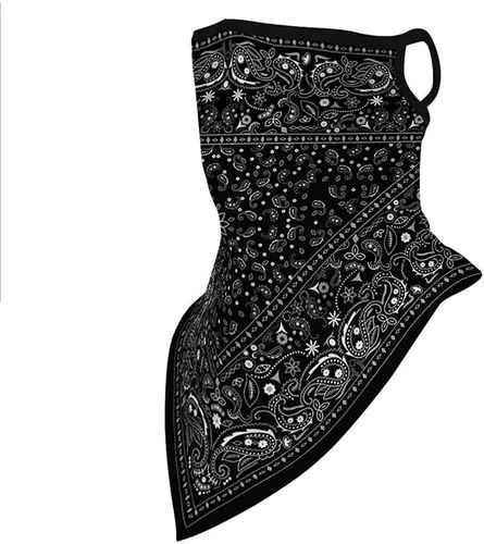 Vista 10 de Bufanda para la cara, pañoleta para orejas, pasamontañas para la cara, pasamontañas para la cara, polainas para el cuello, para hombres y mujeres