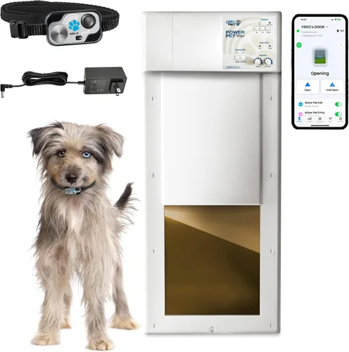 Vista 15 de Power Pet Smart Automatic Electronic Pet Door by High Tech Pet (Door Mount, Large, WiFi Enabled - App Control)