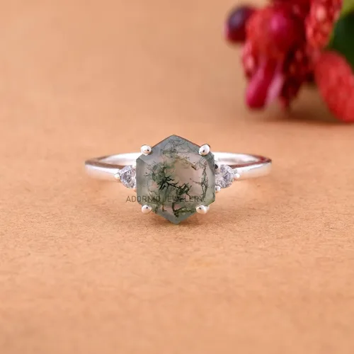 Vista 18 de Anillo de plata de ley 925 para mujer, anillo de diamantes de imitación de aguamarina de plata esterlina, anillo Art Deco de marzo, piedra natal