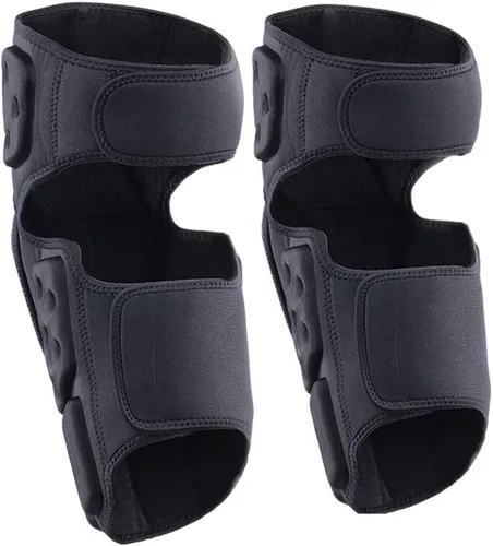 Vista 4 de herobiker Moto rodilleras negro motocicleta rodilleras de protección Motocicleta Motocross Bicicleta Pads Rodilla Pads Protector guardias