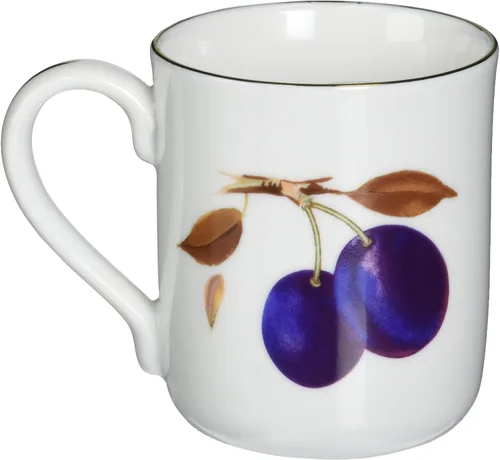 Vista 2 de Royal Worcester Taza Evesham Gold con motivo de pera y damson