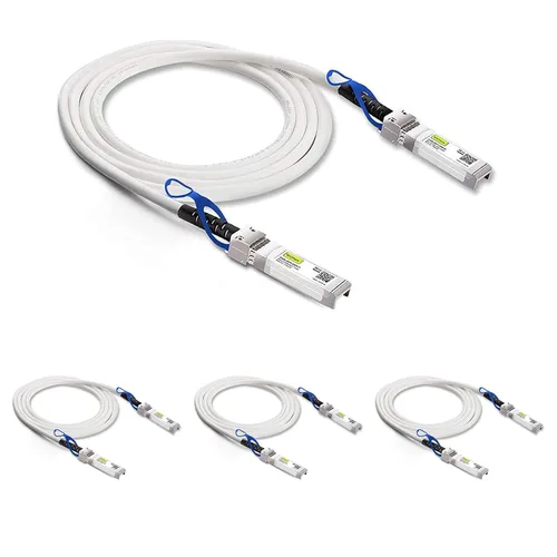 Vista 21 de 10Gtek Cable blanco 25G SFP28 SFP+ DAC para Cisco SFP-H25GB-CU1M, 1m/3.3ft