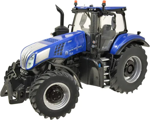 Vista 2 de Britains 1:32 New Holland T8.435 - Juego de tractores coleccionables para niños, tractor de juguete compatible con todos los juguetes de granja a