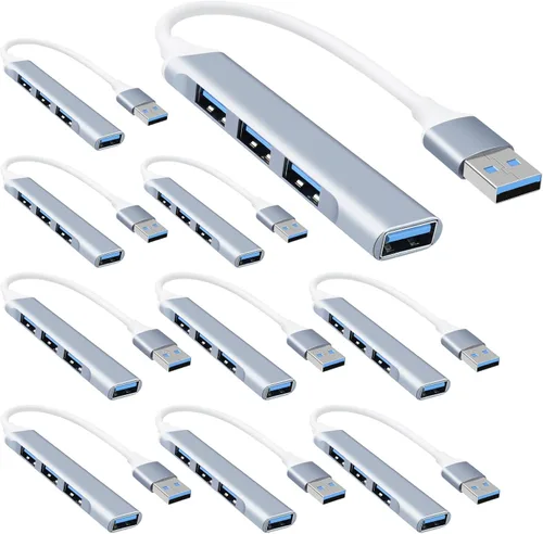 Vista 8 de Divisor de puerto USB de 4 puertos: expansor de puerto USB