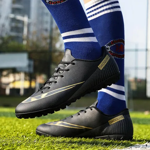 Vista 6 de Qzzsmy Zapatos deportivos de fútbol para hombre zapatos de fútbol profesionales transpirables para deportes al aire libre corrercompetencia