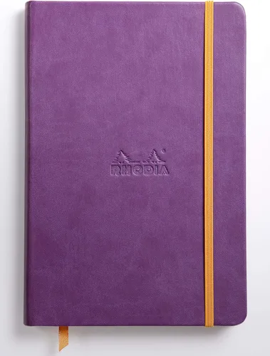 Vista 10 de Rhodia Rhodiarama Cuaderno Web A5, 5.5 in x 8.25 in, Rayado - Anís (118746)