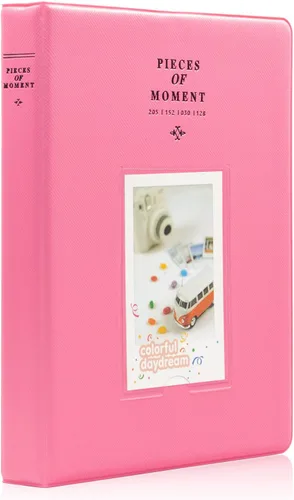 Vista 9 de Álbum de fotos Ablus pequeño con 128 bolsillos para fotos de cámaras instantáneas Fujifilm Instax Mini 7s 8 8+ 9 25 26 50s 70 90 y tarjetas
