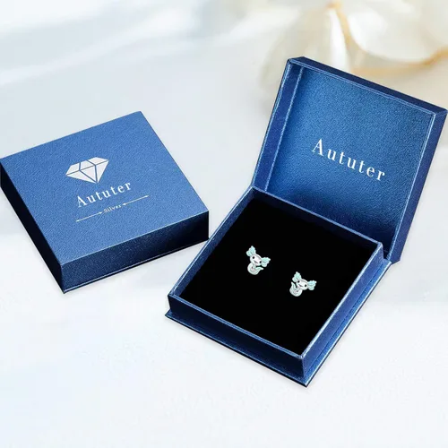 Vista 7 de 925 Sterling Silver Axolotl Earrings White GoldRose Gold Axolotl Jewelry for Women Girls PinkBlue Axolotl Gifts