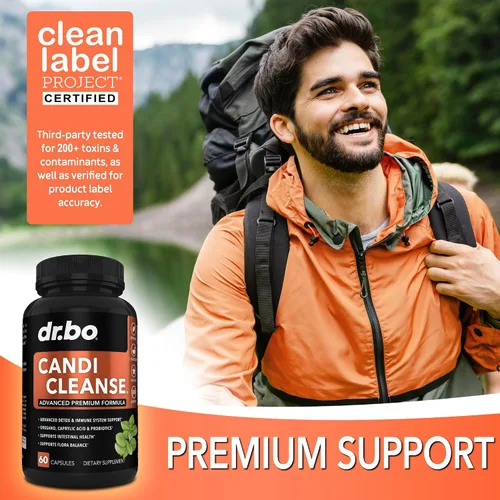 Vista 5 de Candida Cleanse Detox para mujeres y hombres – Kit de pastillas de apoyo de desintoxicación Candi, anti crecimiento excesivo de equilibrio