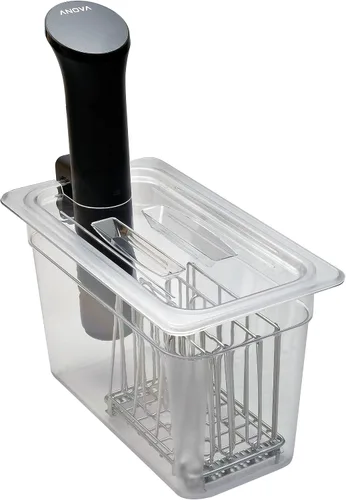 Vista 2 de LIPAVI Tapa C5L-AN para contenedor LIPAVI C5 Sous Vide, con corte de precisión para el circulador de inmersión ANOVA NANO