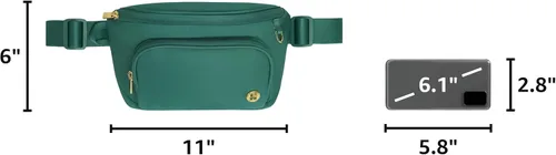 Vista 3 de HUGGIES Unisex-Adult Diaper Waistpack Crossbody Bag